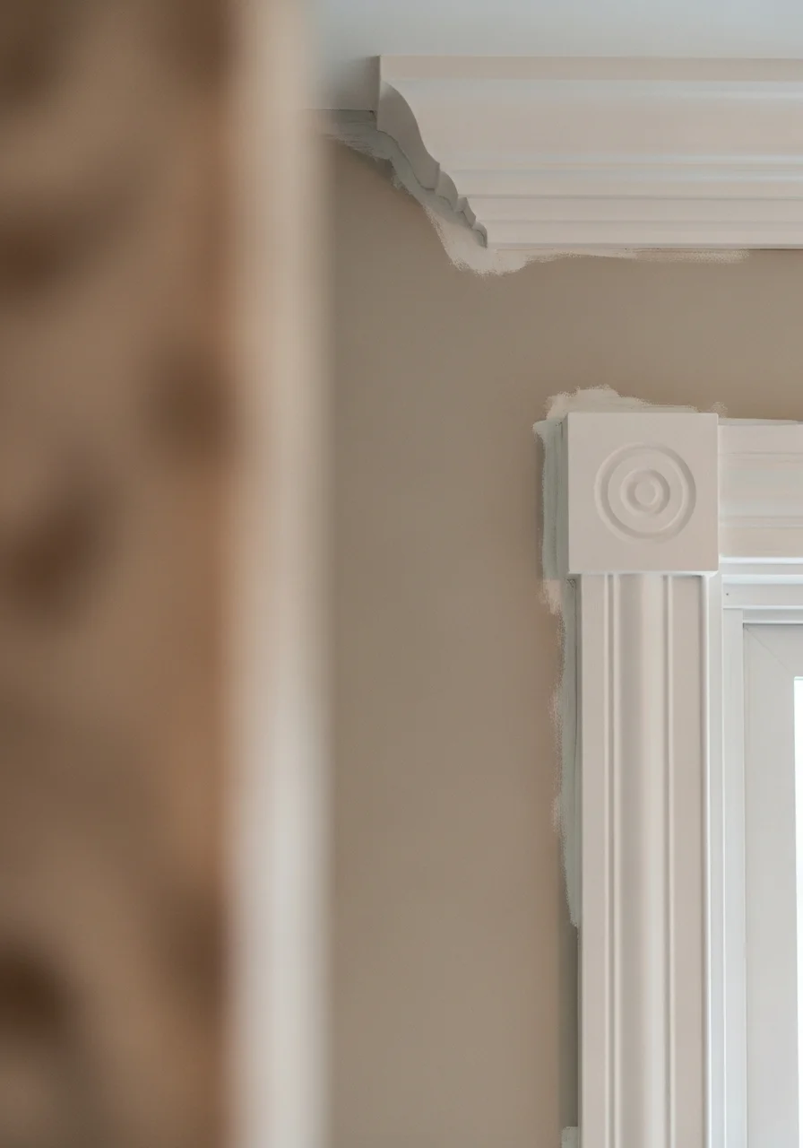 Detail shot of quality craftsmanship on a Columbia area property.