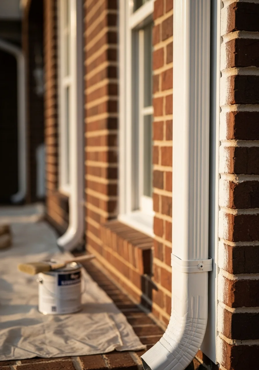 A detail shot of quality work on a Springhill residential property's exterior.